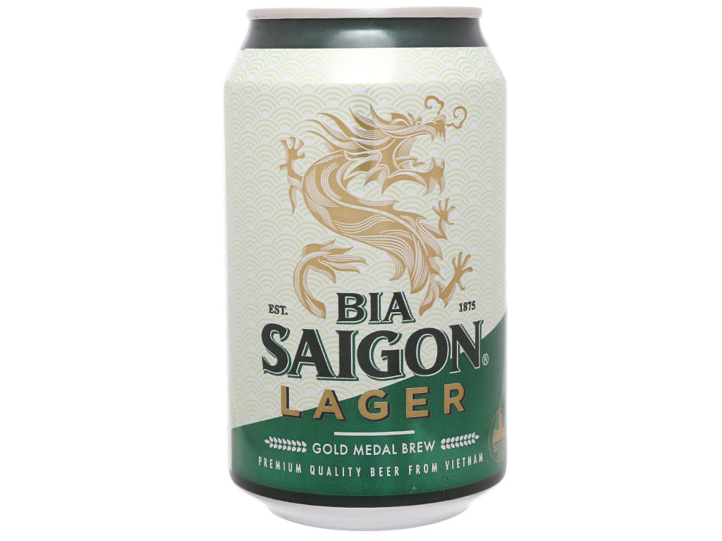 Bia lon Saigon Lager